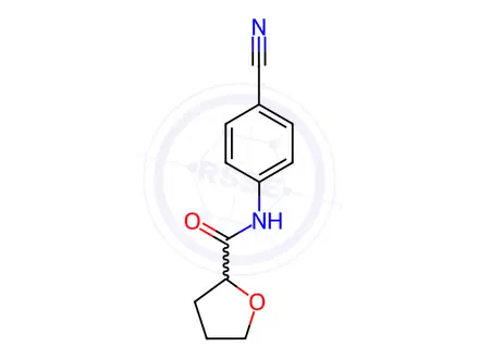 Chemical structure of n-(4-Cyanophenyl)tetrahydrofuran-2-carboxamide