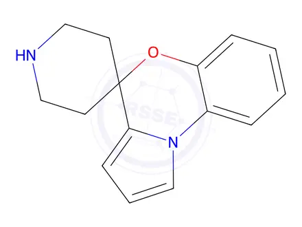 Chemical structure of SPIRO[BENZO[B]PYRROLO[1,2-D][1,4]OXAZINE-4,4-PIPERIDINE]