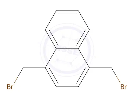Chemical structure of 1,4-Bis(bromomethyl)naphthalene
