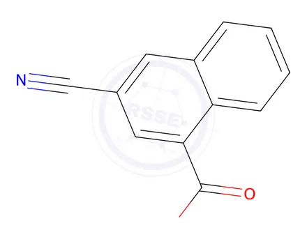 Chemical structure of 3-cyanonaphthalene-1-carboxylic Acid