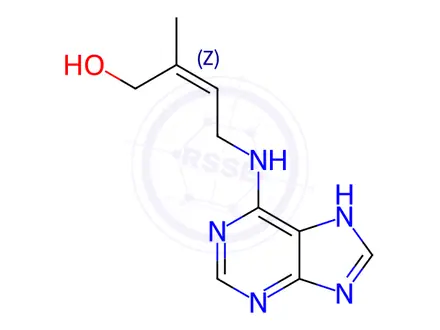 Chemical structure of Zeatin Impurity 2(cis-Zeatin)