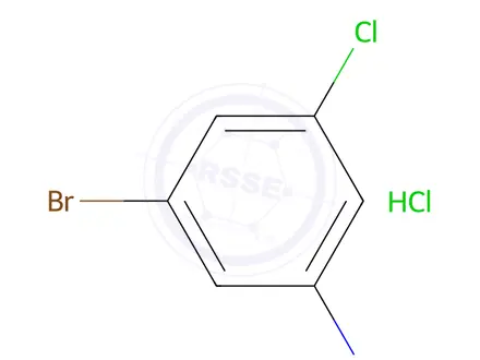 Chemical structure of 3-Bromo-5-chloroaniline hydrochloride