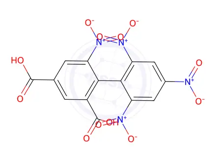 Chemical structure of 5-nitro-4-(2,4,6-trinitrophenyl)benzene-1,3-dicarboxylic acid