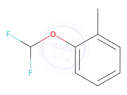Chemical structure of 2-(Difluoromethoxy)toluene