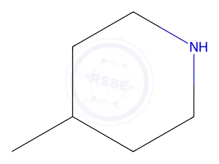 Chemical structure of 4-Methylpiperidine
