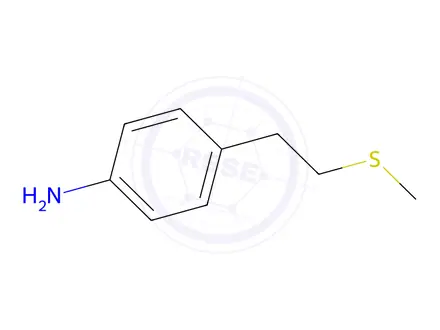 Chemical structure of 4-[2-(methylsulfanyl)ethyl]aniline