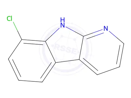 Chemical structure of 8-Chloro-9H-pyrido[2,3-b]indole