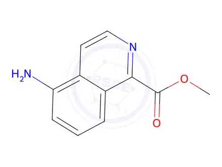 Chemical structure of Methyl 5-aminoisoquinoline-1-carboxylate