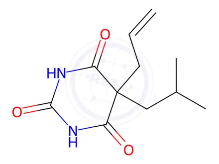 Chemical structure of Butalbital