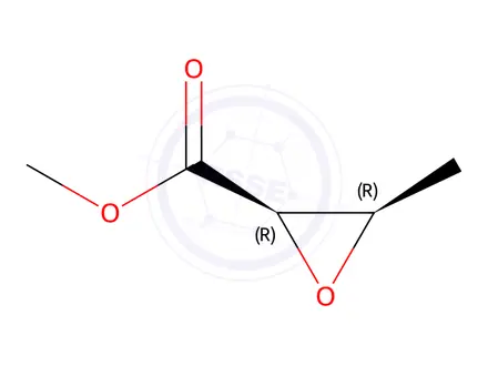 Chemical structure of Methyl Epoxycrotonate