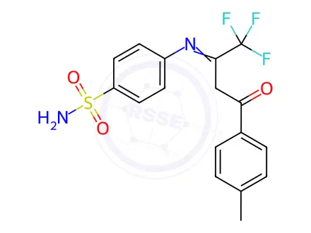 Chemical structure of Celecoxib Impurity 114