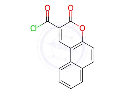 Chemical structure of 5,6-Benzocoumarin-3-carbonyl Chloride