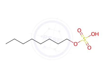 Chemical structure of Octyl hydrogen sulfate