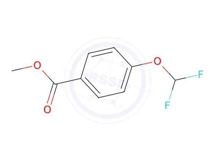 Chemical structure of methyl 4-(difluoromethoxy)benzoate