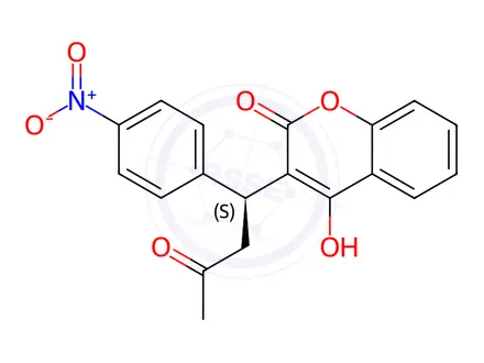 Chemical structure of Acenocoumarol Impurity 2(Acenocoumarol (S)-Isomer)