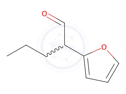 Chemical structure of α-Propyl-2-furanacetaldehyde