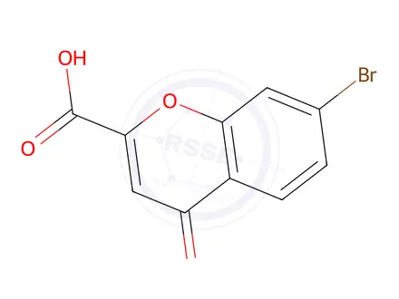 Chemical structure of 7-Bromo-4-oxo-4H-chromene-2-carboxylic Acid