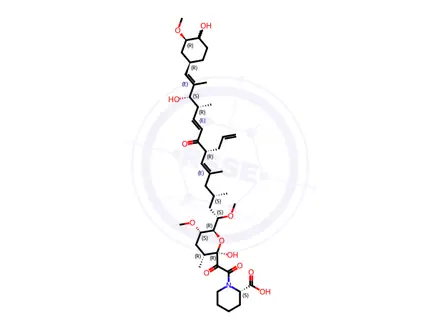 Chemical structure of Tacrolimus Impurity 107