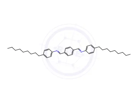 Chemical structure of Terephthalylidene bis(p-nonylaniline)