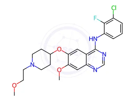 Chemical structure of Sapitinib Impurity 68