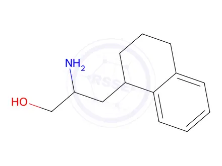 Chemical structure of 2-Amino-3-(1,2,3,4-tetrahydronaphthalen-1-yl)propan-1-ol