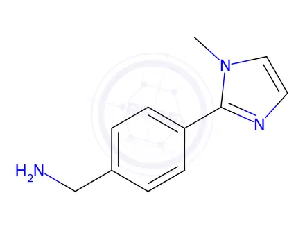 Chemical structure of (4-(1-Methyl-1H-imidazol-2-yl)phenyl)methanamine