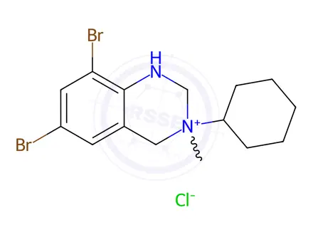 Chemical structure of Bromhexine Impurity E HCl