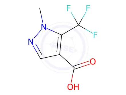 Chemical structure of 1-METHYL-5-(TRIFLUOROMETHYL)-1H-PYRAZOLE-4-CARBOXYLIC ACID