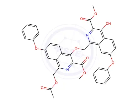 Chemical structure of Roxadustat Impurity 135