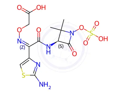 Chemical structure of Tigemonam