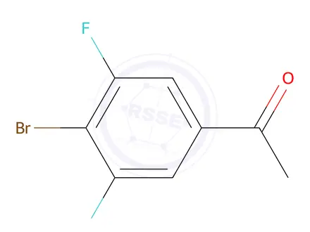 Chemical structure of 4'-bromo-3',5'-difluoroacetophenone