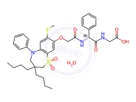 Chemical structure of Elobixibat Hydrate