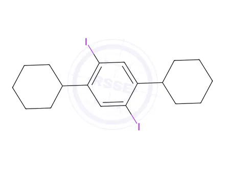 Chemical structure of 2~2~,2~5~-Diiodo-1~1~,1~2~,1~3~,1~4~,1~5~,1~6~,3~1~,3~2~,3~3~,3~4~,3~5~,3~6~-dodecahydro-1~1~,2~1~:2~4~,3~1~-terphenyl