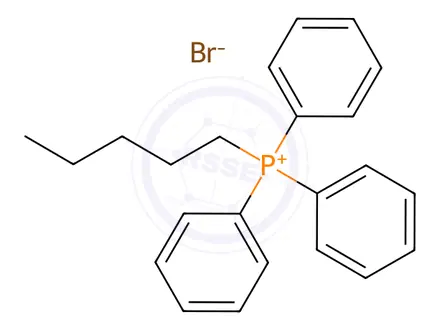 Chemical structure of Bromo(pentyl)triphenylphosphorane