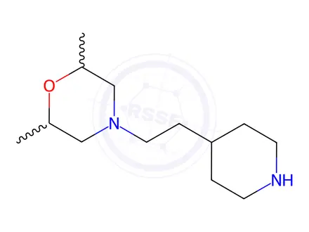 Chemical structure of 2,6-Dimethyl-4-[2-(piperidin-4-yl)ethyl]morpholine
