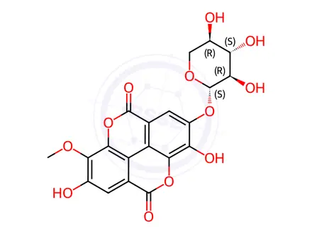 Chemical structure of Ducheside A