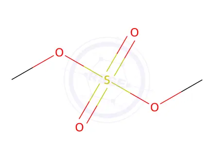 Chemical structure of Dimethyl sulfate