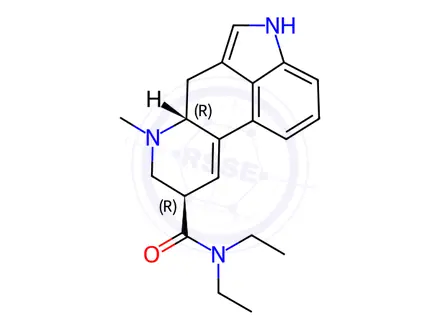 Chemical structure of Lysergide
