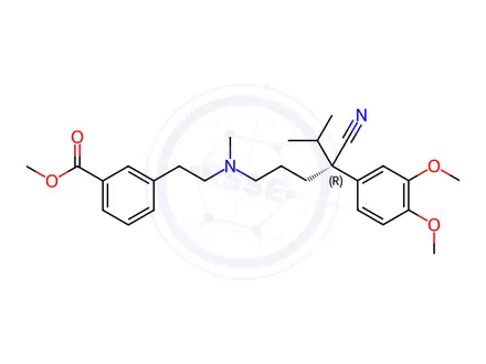 Chemical structure of Etripamil R Isomer