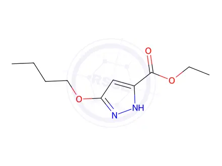 Chemical structure of Ethyl 5-butoxy-1H-pyrazole-3-carboxylate