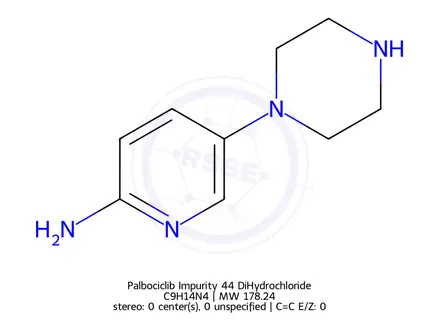Chemical structure of Palbociclib Impurity A