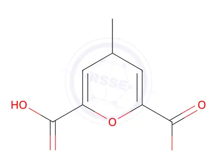 Chemical structure of 4-methyl-4H-pyran-2,6-dicarboxylic acid