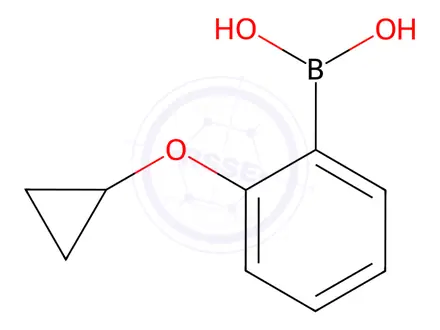 Chemical structure of 2-Cyclopropoxyphenylboronic acid