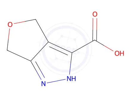 Chemical structure of 4,6-Dihydro-1H-furo[3,4-c]pyrazole-3-carboxylic acid
