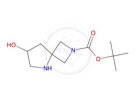 Chemical structure of Tert-butyl 7-hydroxy-2,5-diazaspiro[3.4]Octane-2-carboxylate