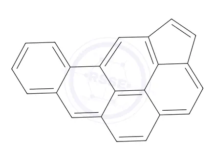 Chemical structure of dibenzo(j,mno)acephenanthrylene
