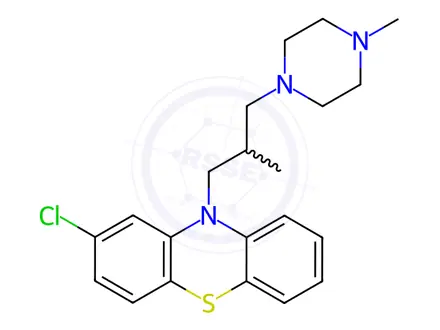 Chemical structure of Prochlorperazine RC 1