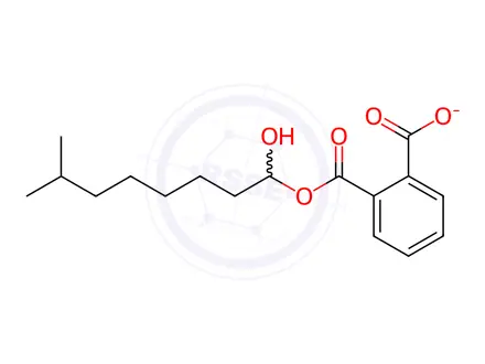 Chemical structure of Monohydroxyisononyl Phthalate