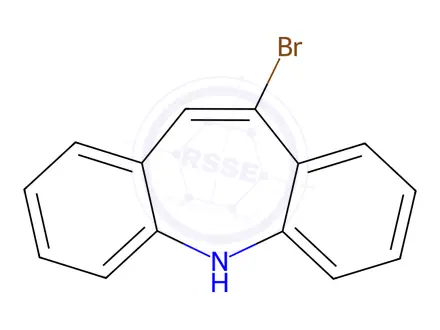 Chemical structure of 10-Bromo-5H-dibenzo[b,f]azepine