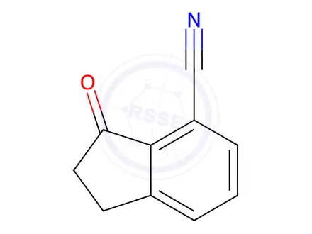 Chemical structure of 3-Oxo-2,3-dihydro-1H-indene-4-carbonitrile